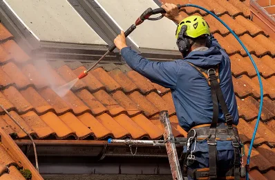 Démoussage et hydrofuge de toiture à Bardos